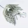 MADCAT WORMS TEASER TREBLE 2/0 GLOW IN THE DARK 100G