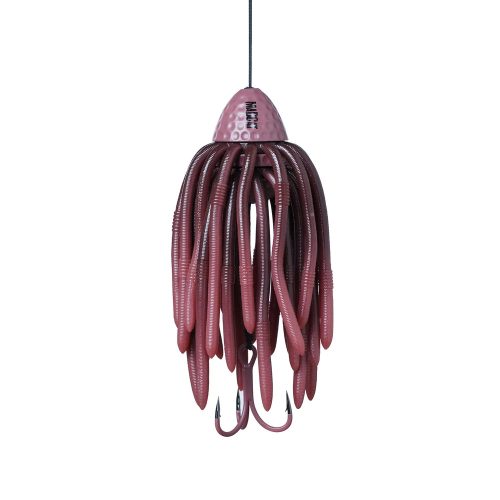 MADCAT WORMS TEASER TREBLE 2/0 BROWN 200G