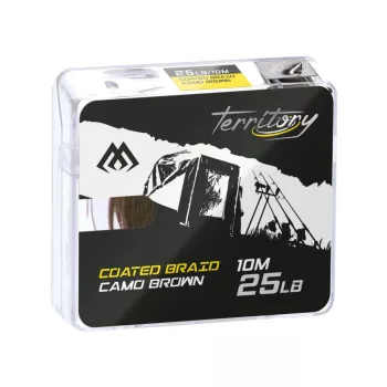Mikado Premium Coated Braid Camo Brown 25lbs 10m