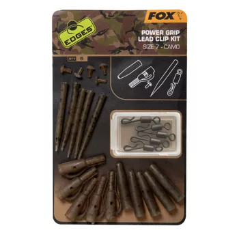 Fox EDGES™ Camo Power Grip Lead Clip Kit (Size 7)