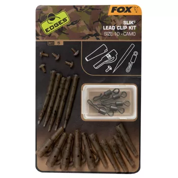 Fox EDGES™ Camo Slik Lead Clip Kit (Size 10)