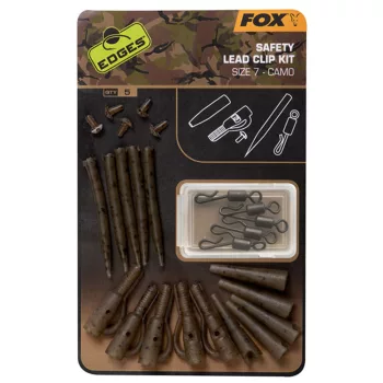Fox EDGES™ Camo Safety Lead Clip Kit (Size 7)