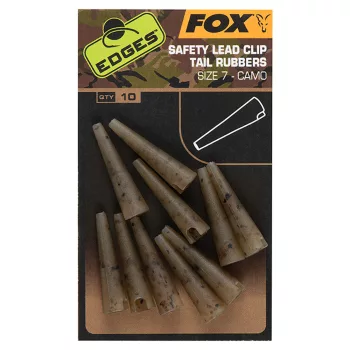 Fox EDGES™ Camo Safety Lead Clip Tail Rubbers (Size 7)