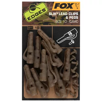 Fox EDGES™ Camo Slik Lead Clip & Pegs (Size 10)