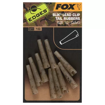 Fox EDGES™ Camo Slik Lead Clip Tail Rubber (Size 10)