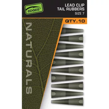 Fox EDGES™ Naturals Lead Clip Tail Rubbers - Size 7