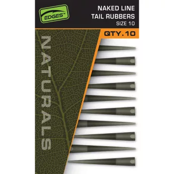 Fox EDGES™ Naturals Naked Line Tail Rubbers - Size 10