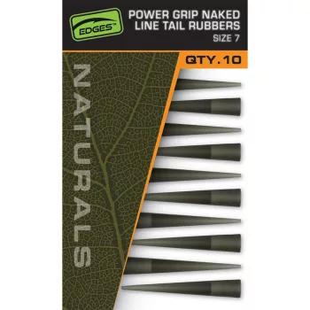   Fox EDGES™ Naturals Power Grip Naked Line Tail Rubbers - Size 7