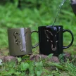 Fox Black & Camo Head Ceramic Mug