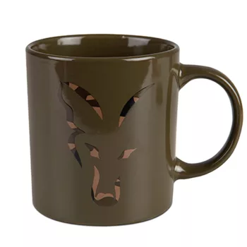 Fox Green & Camo Head Ceramic Mug
