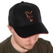 Fox Collection Baseball Cap Black & Orange