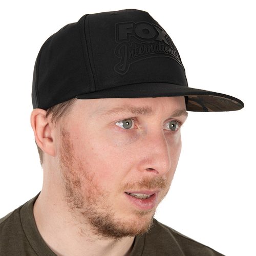Fox Black/Camo Flat Peak Snapback Cap