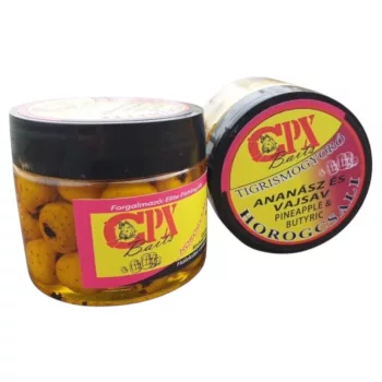   CPX Baits Főtt színezett Large tigrismogyoró horogcsali - Ananász-vajsav - 36 gramm -