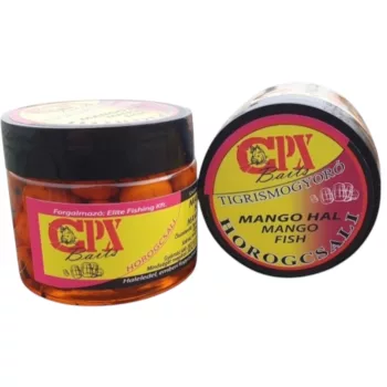  CPX Baits Főtt színezett Large tigrismogyoró horogcsali - Mangó Hal - 36 gramm -