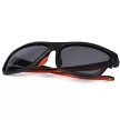 Fox Collection Black & Orange Shades – Grey Lens