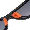 Fox Collection Black & Orange Shades – Grey Lens