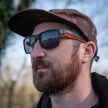 Fox Collection Black & Orange Shades – Grey Lens