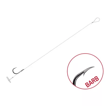Kötött horog Delphin FLR Quickstop / 6db