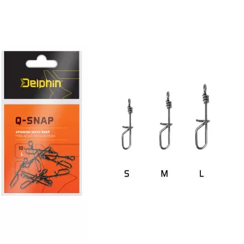 Pergető kapcsolat Delphin Q-SNAP / 10db / 0,6mm