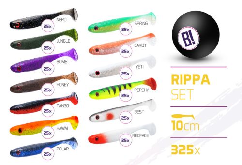Műcsali szettek BOMB Rippa 10cm / 325db
