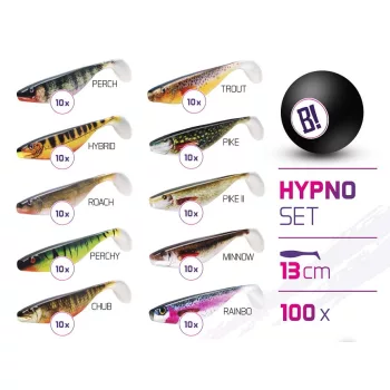 Műcsali szettek BOMB Hypno 13cm / 100db