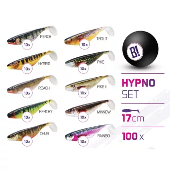 Műcsali szettek BOMB Hypno 17cm / 100db
