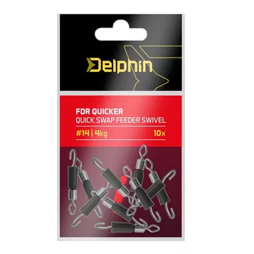 Delphin FDR Quicker Csavarodás mentes gyors forgókapocs / 10db