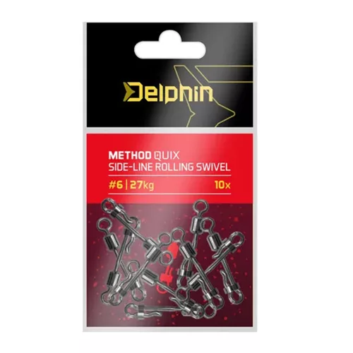 Delphin Method QuiX oldalvonalas forgókapocs / 10 db