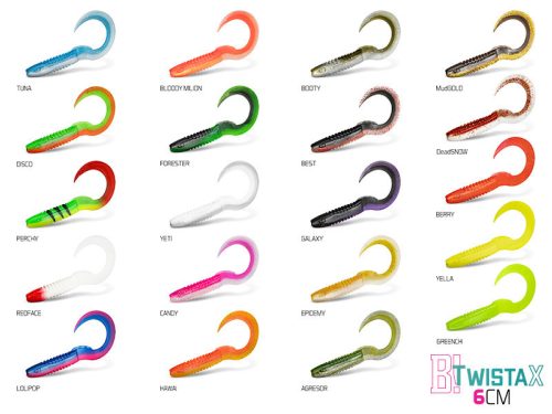 Top mix Gumihal Delphin TwistaX Eeltail UVs / 5db
