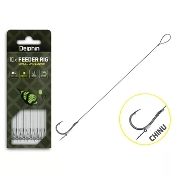 Delphin Braided Sting Feeder Rig / 10db
