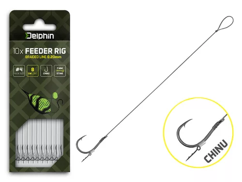 Delphin Braided Sting Feeder Rig / 10db
