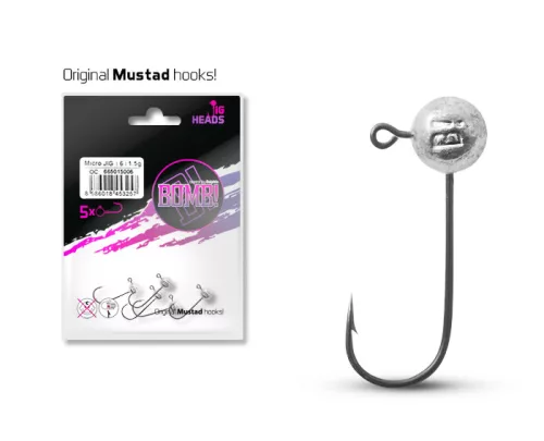 Micro jig fej Delphin BOMB! / 5db