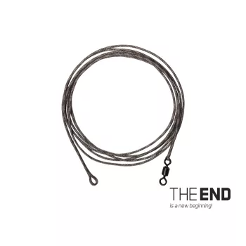 THE END Leadcore + swivel kötött horog / 3db
