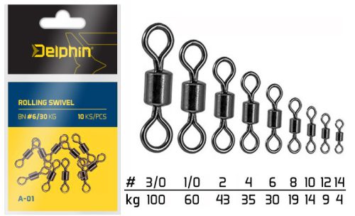 Rolling Swivel A-01/10db