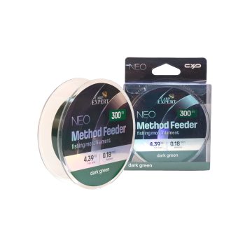   CARP EXPERT NEO METHOD FEEDER 0,18MM 300MDOUBLE DARK GREEN 4,39KG