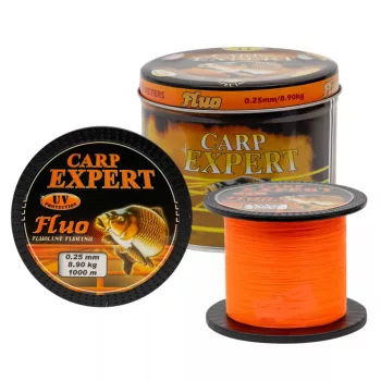 ZSINÓR CARP EXPERT UV FLUO NARANCS 0,25MM 1000M FÉM