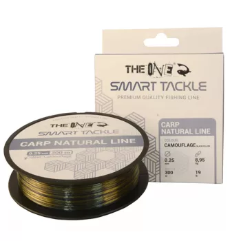 THE ONE CARP NATURAL LINE CAMOUFLAGE 300M 0.25MM 8,95KG 19LB