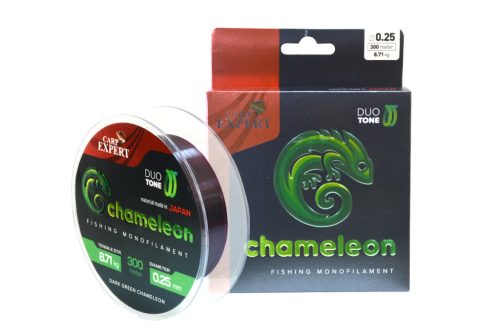 CARP EXPERT CHAMELEON 600M/SPOOL SHINY DARK GREEN 0.30MM 14,49KG