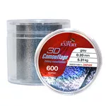 CARP EXPERT 3D CAMOUFLAGE GREY 0,28MM 600MGREY + BLACK 3D CAMOUFLAGE 10,72KG