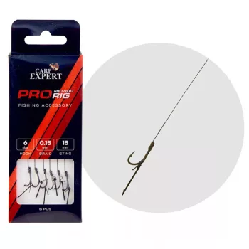   CARP EXPERT PRO METHOD FEEDER HAIR RIG CSALITÜSKÉVEL 8 6DB 7MM