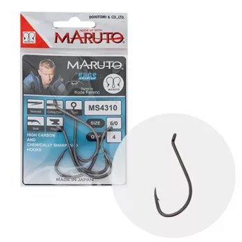   KOÓS HOROG MS4310HCCPPTFE BEAK HOOKS FORGED REVERSED RINGED HC CUT POINT 5/0