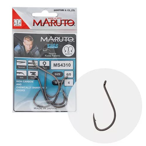 KOÓS HOROG MS4310HCCPPTFE BEAK HOOKS FORGED REVERSED RINGED HC CUT POINT 6/0