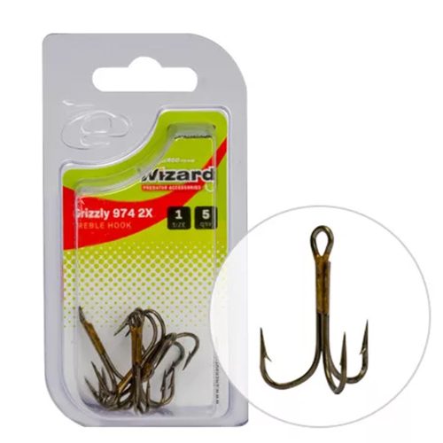 WIZARD GRIZZLY 974M-1/0 2X BRONZ HÁRMASHOROG 4DB/CSOM