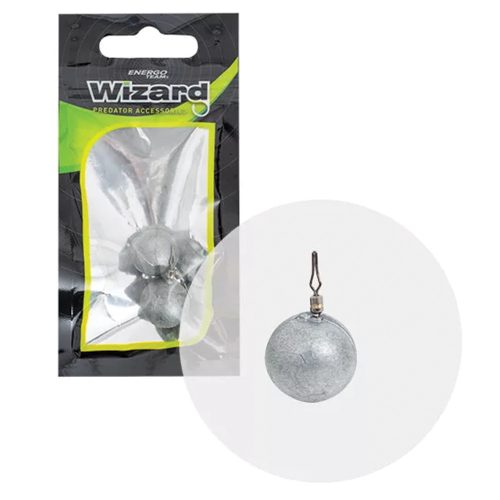 WIZARD DROPSHOT GÖMB ÓLOM 10G GO GREEN 2 DB/CS