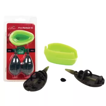   CARP EXPERT PRO METHOD XL 30G+30G TÖMKÖDŐVEL GO GREEN CINK ÖTVÖZET