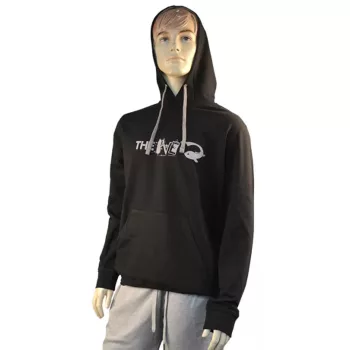 THE ONE HOODED SWEATSHIRT BLACK/FINE GREY S