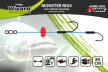 WIZARD MONSTER SURFACE LIVEBAIT DOUBLE MONO RIG 6/0+ 8/0 SPECIMEN