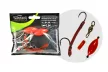 WIZARD MONSTER RIVER DOUBLE UPOSE PRO MONOBRAID RIG 4+4G 9/0+11/0 ROUND