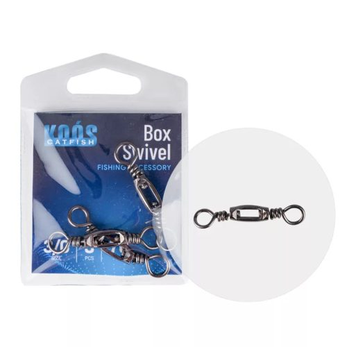 KOOS BRASS BOX SWIVEL EXTRA HARCSÁS FORGÓ 3/0 3DB/CSOMAG