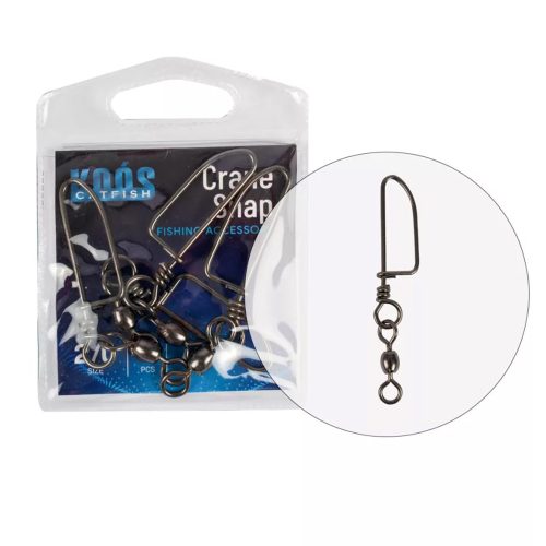 KOOS CRANE FORGÓ COASTLOCK KAPOCCSAL 2/0×7 4DB/CSOMAG